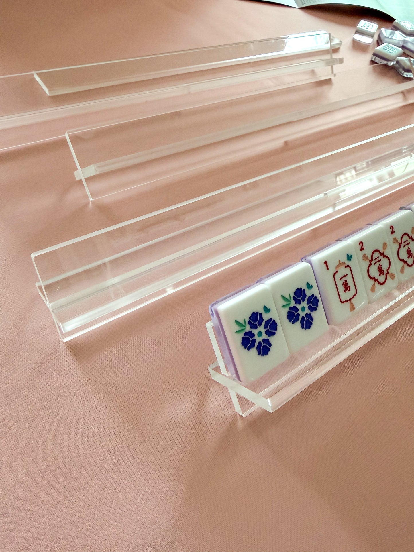 Mahjong Travel Rack Set