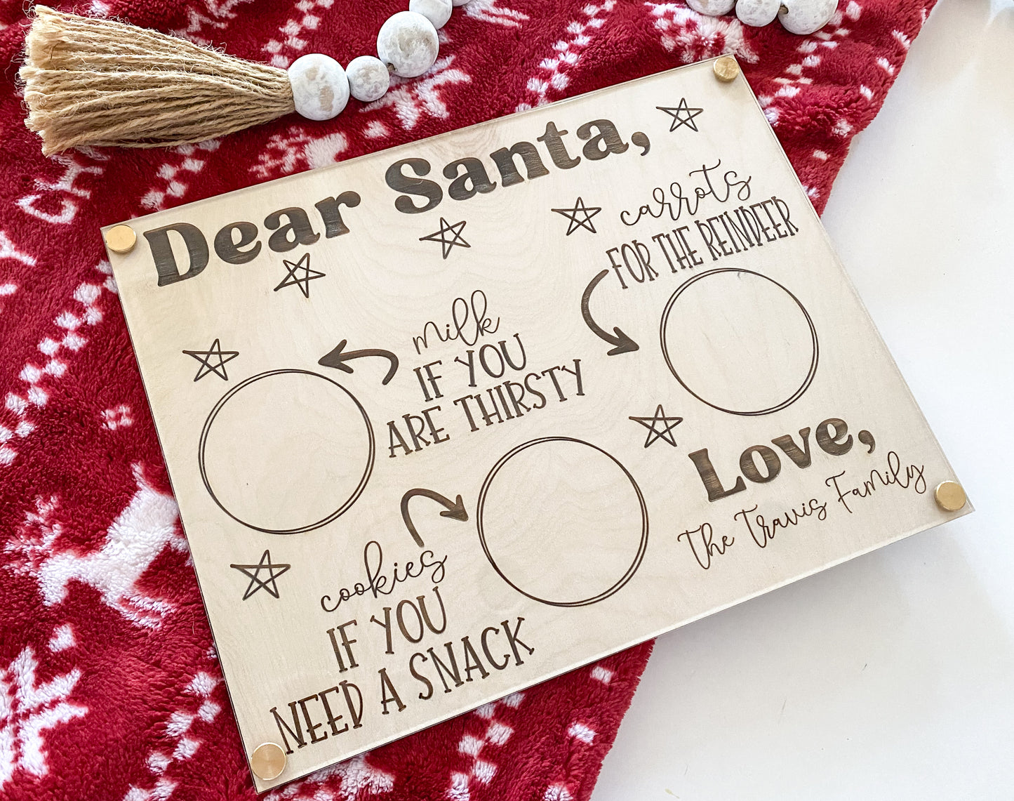 Dear Santa Cookie Tray