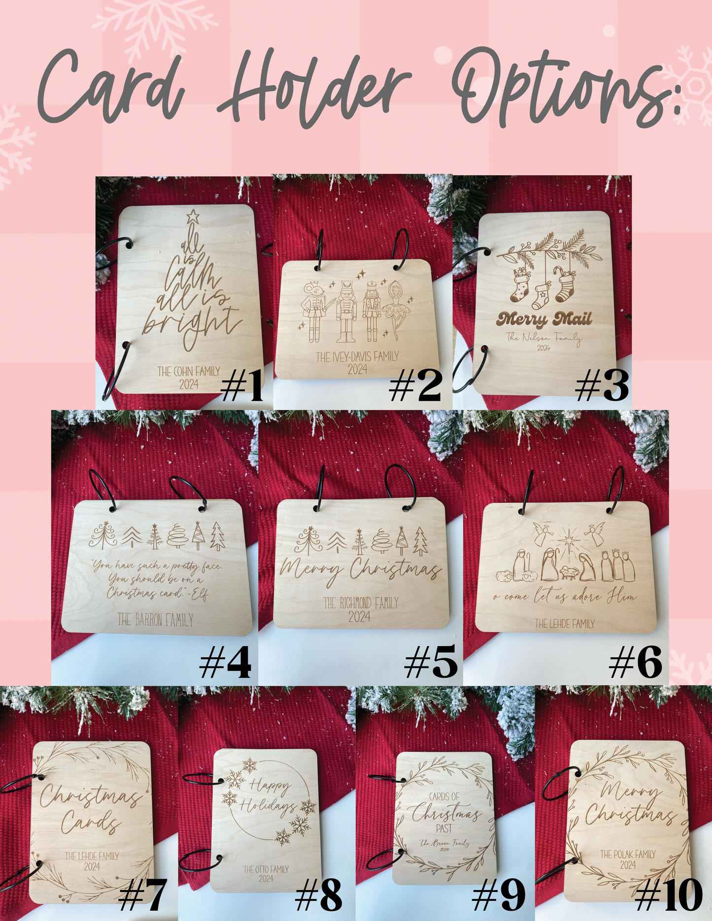 Christmas Card Keeper