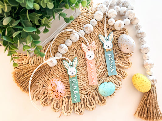 Bunny Easter Basket Tag