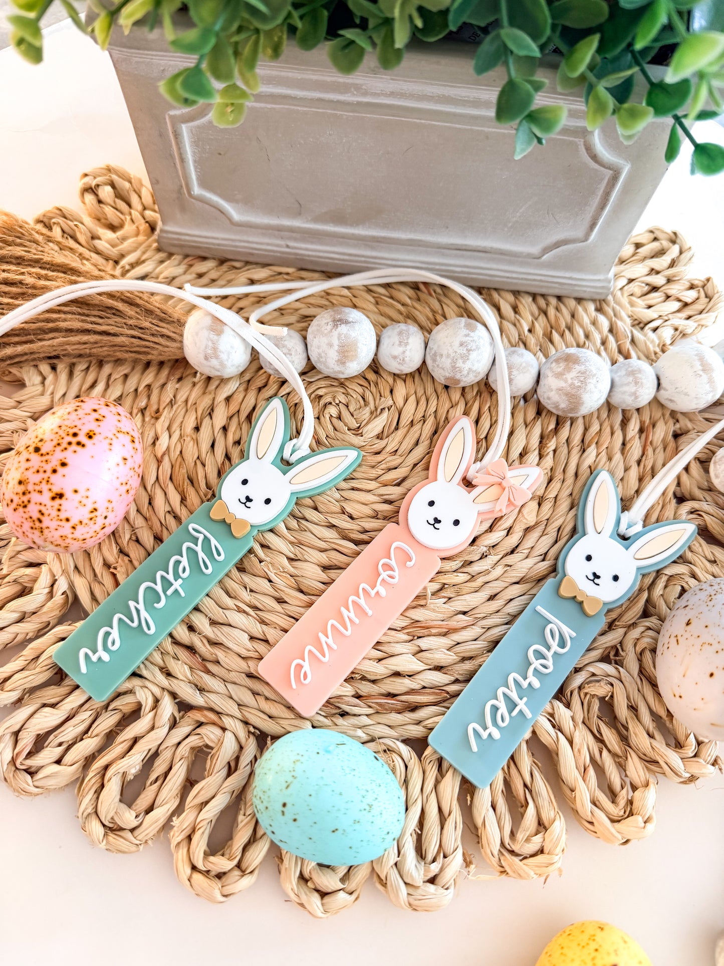 Bunny Easter Basket Tag