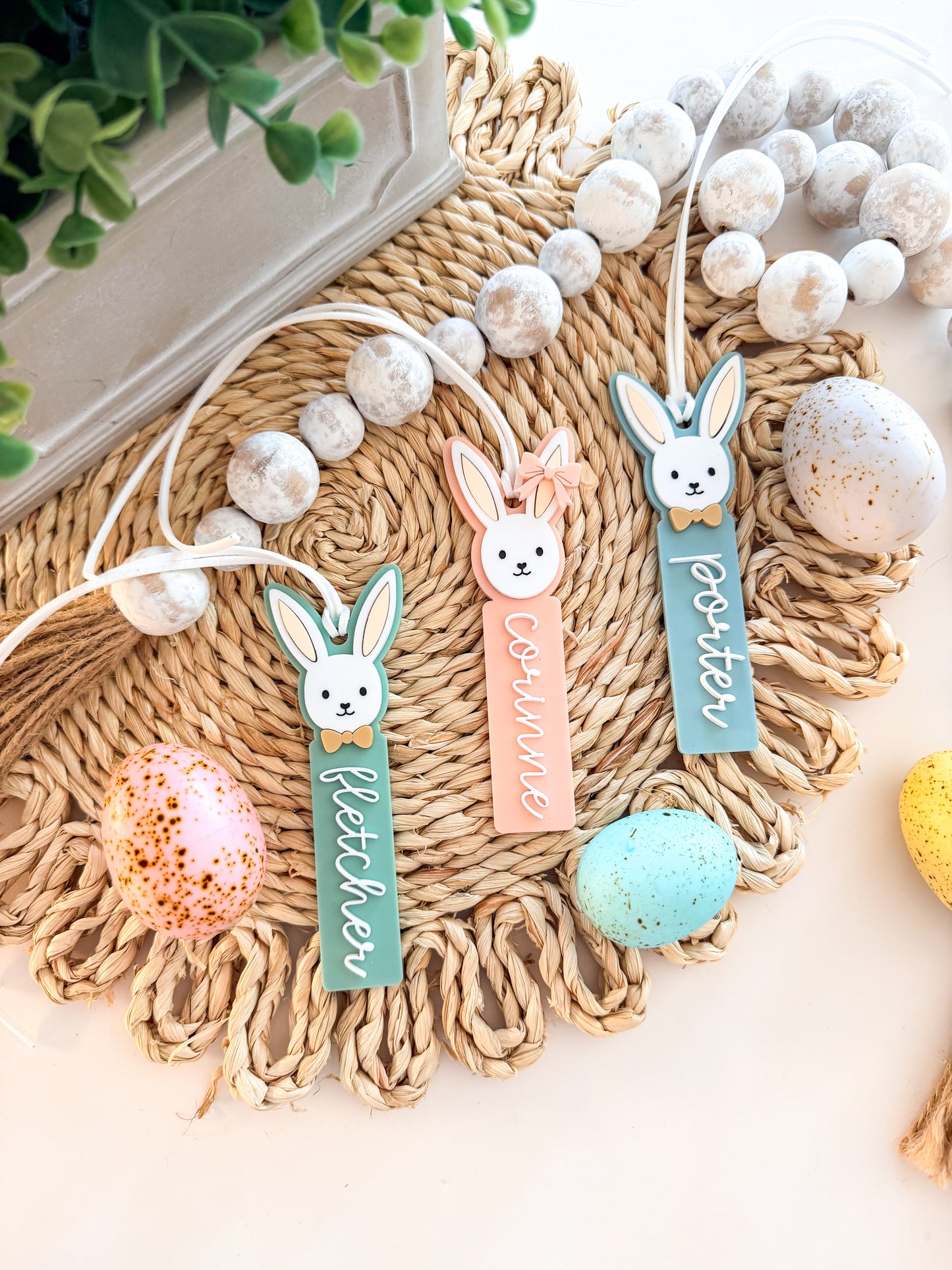 Bunny Easter Basket Tag