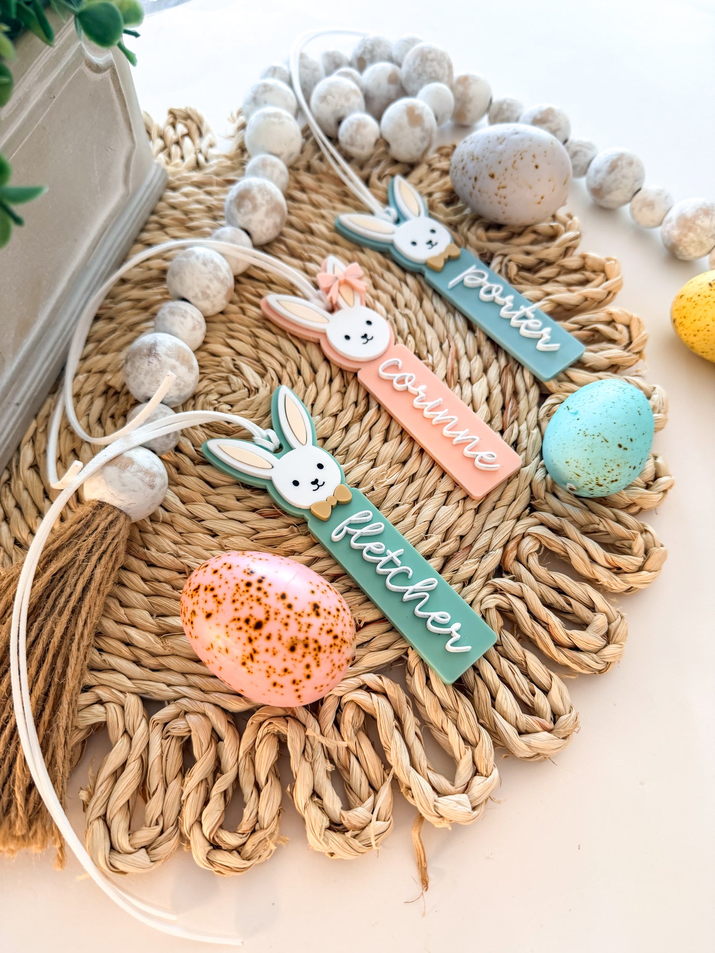 Bunny Easter Basket Tag