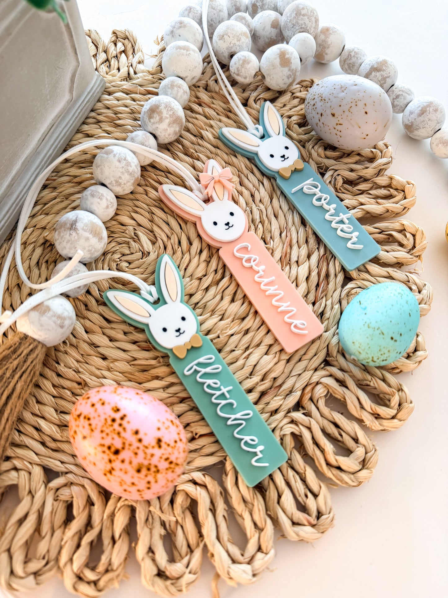 Bunny Easter Basket Tag
