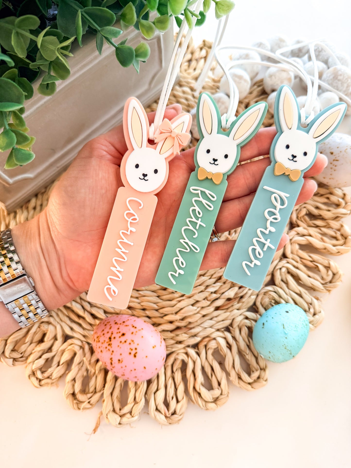 Bunny Easter Basket Tag