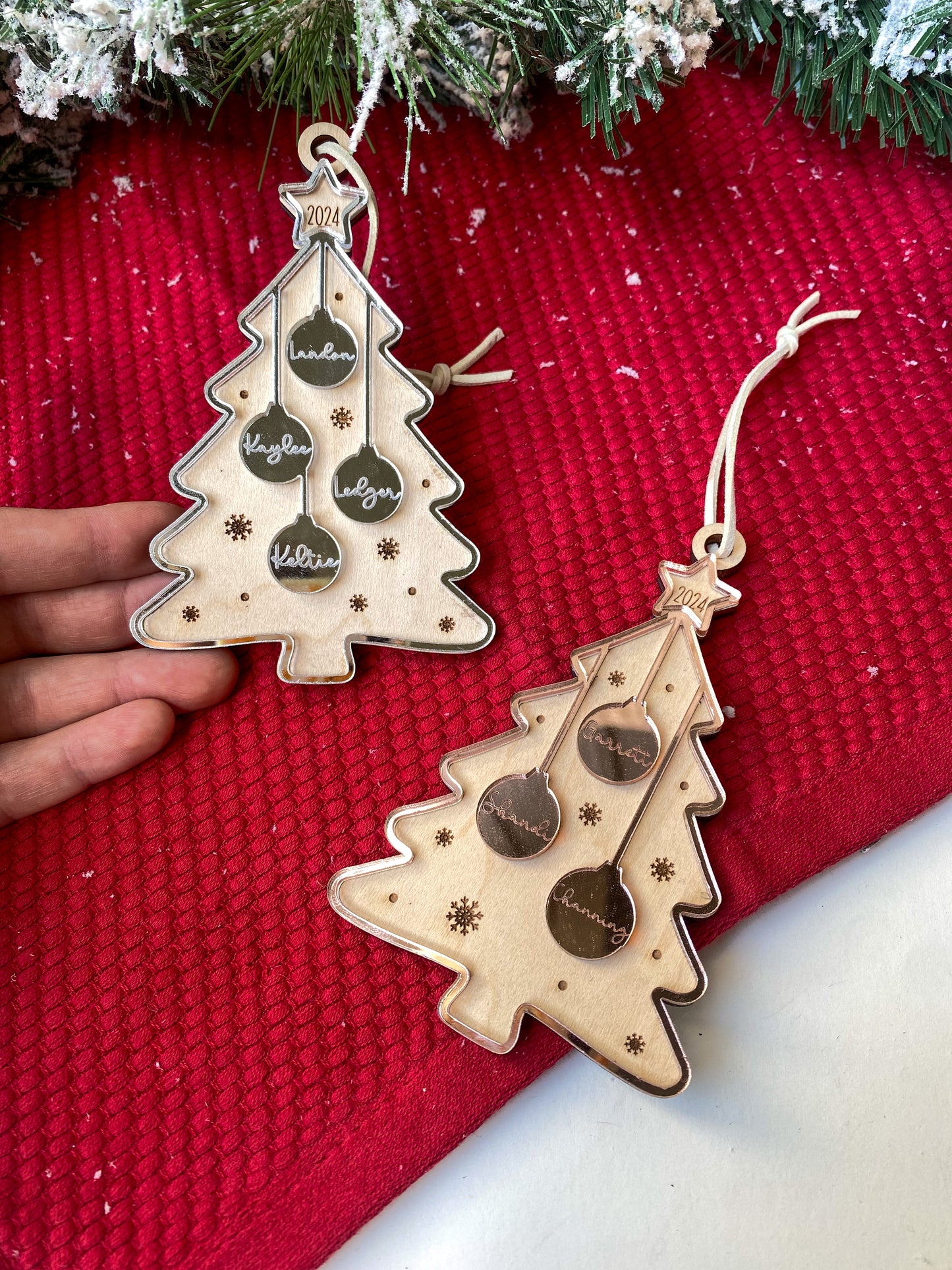 Christmas Tree Family Ornament