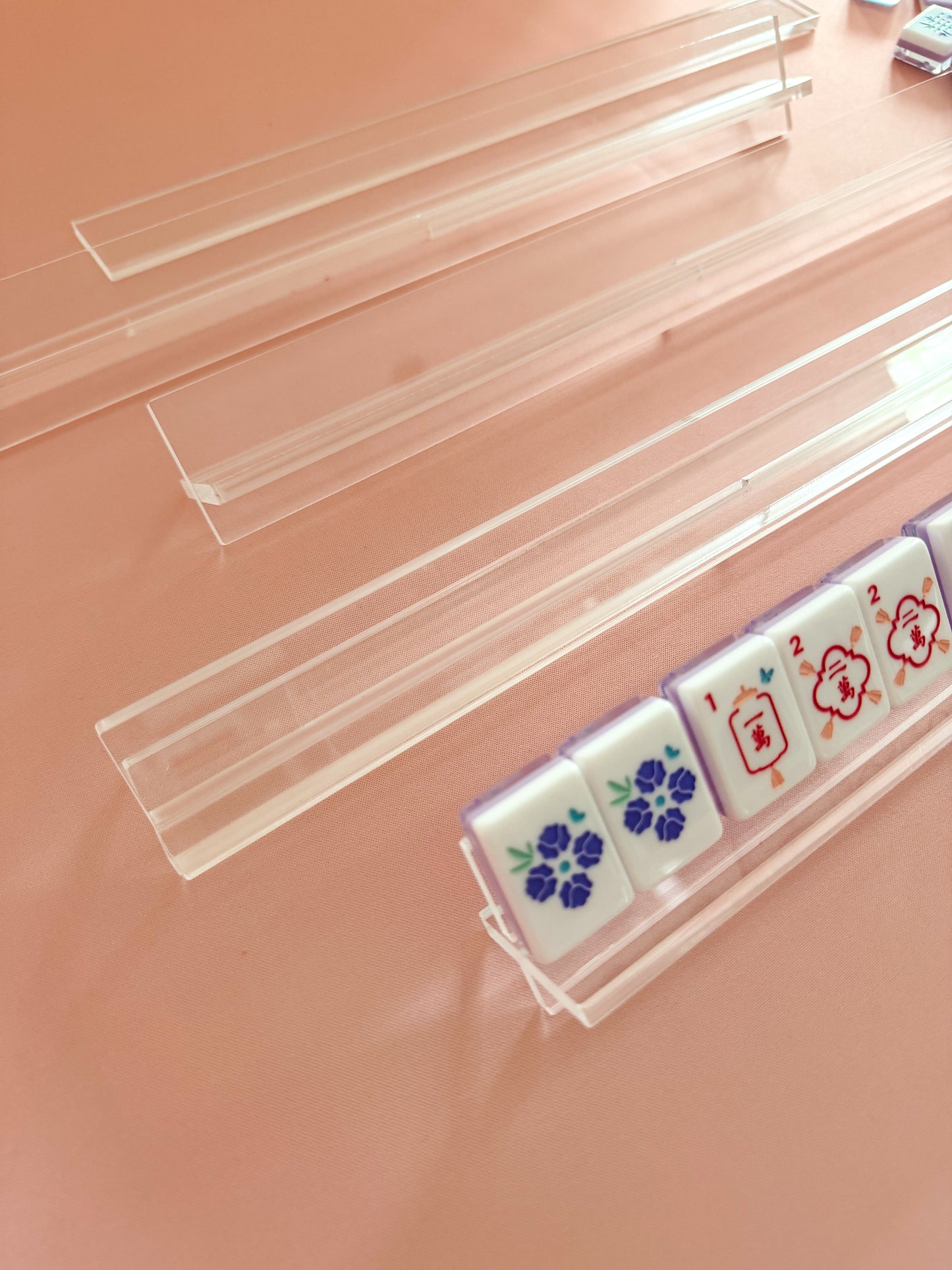 Mahjong Travel Rack Set