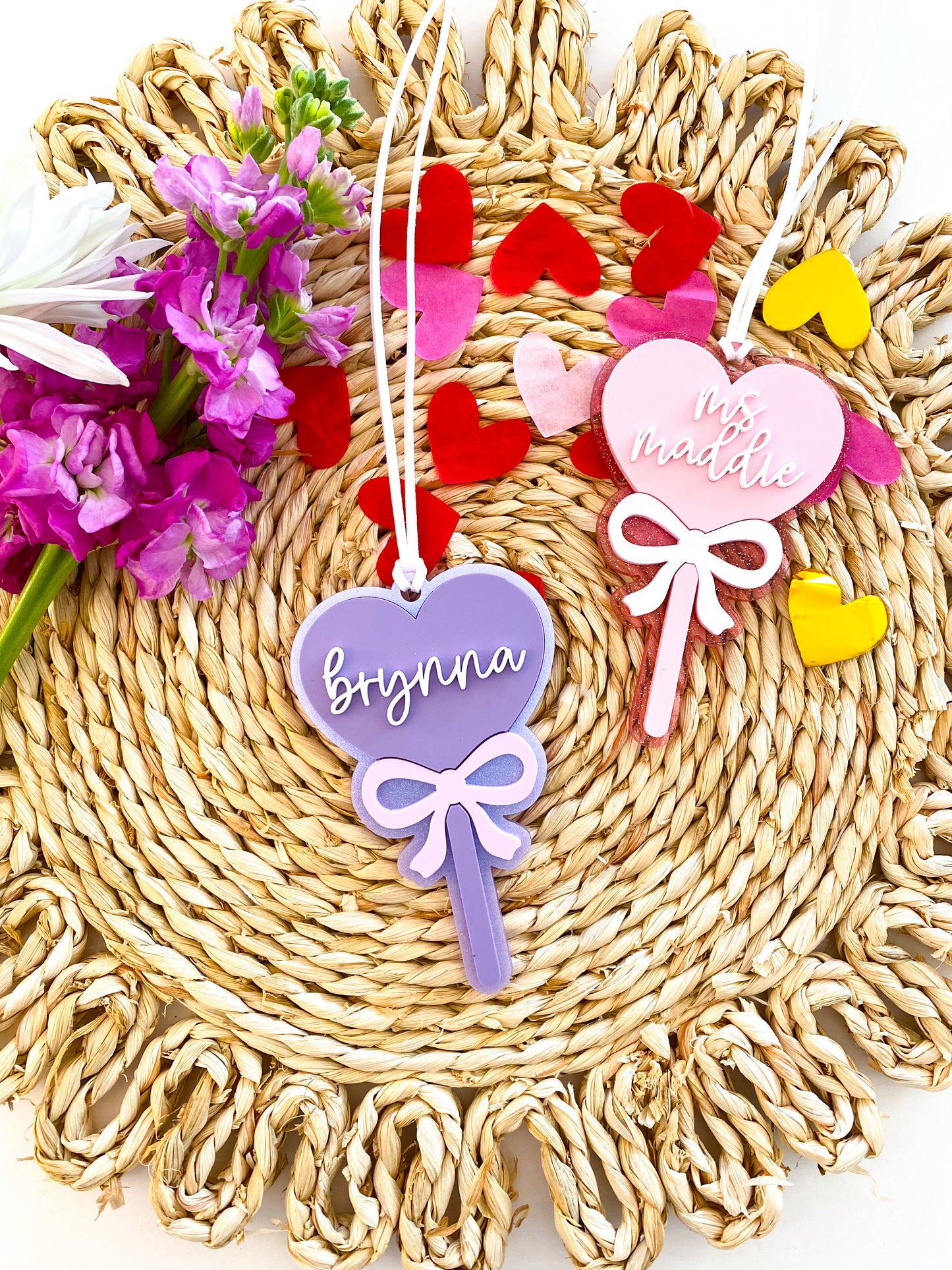 Heart Sucker Valentine Tag