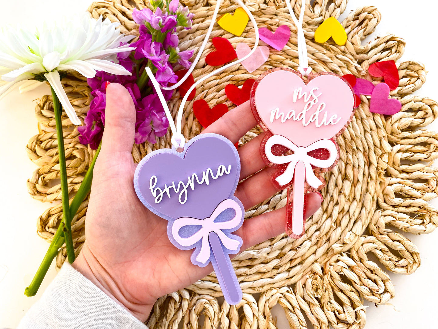 Heart Sucker Valentine Tag