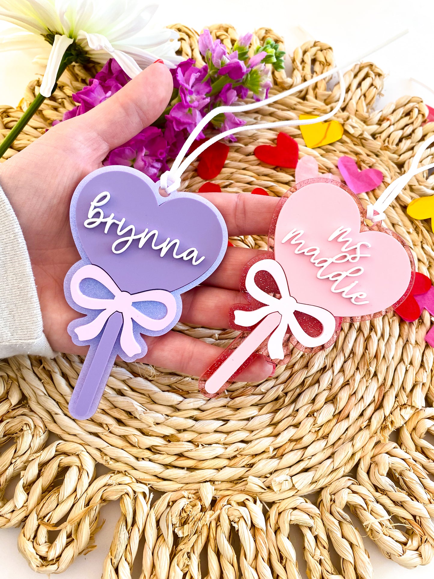 Heart Sucker Valentine Tag
