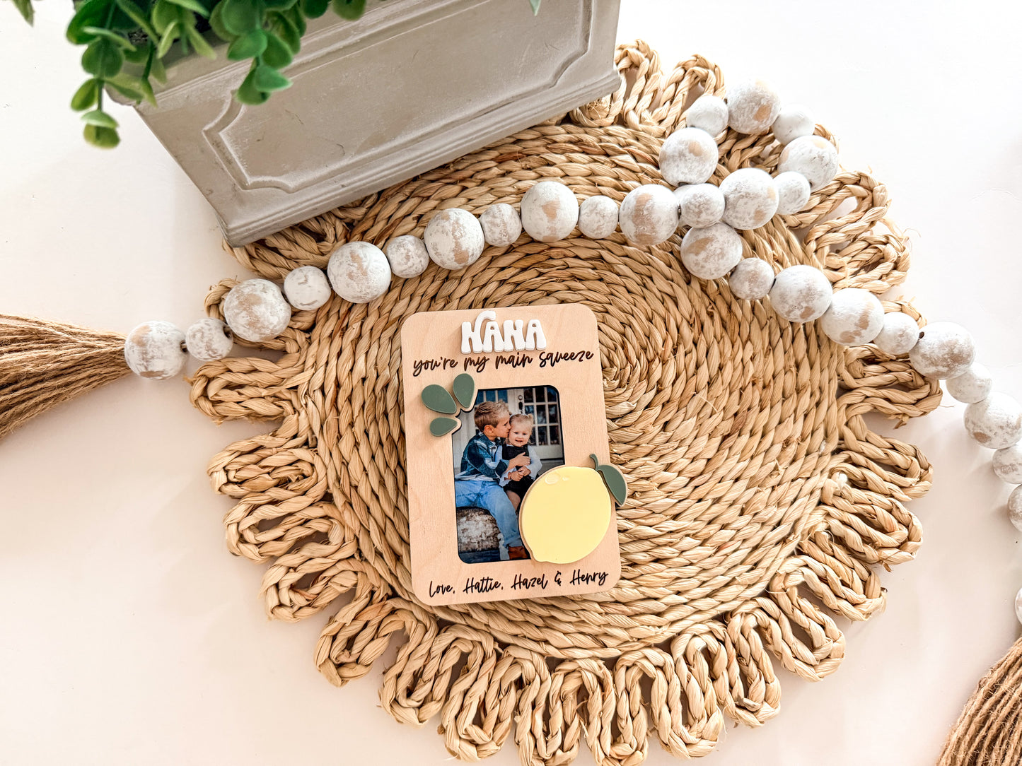 Main Squeeze Photo Frame