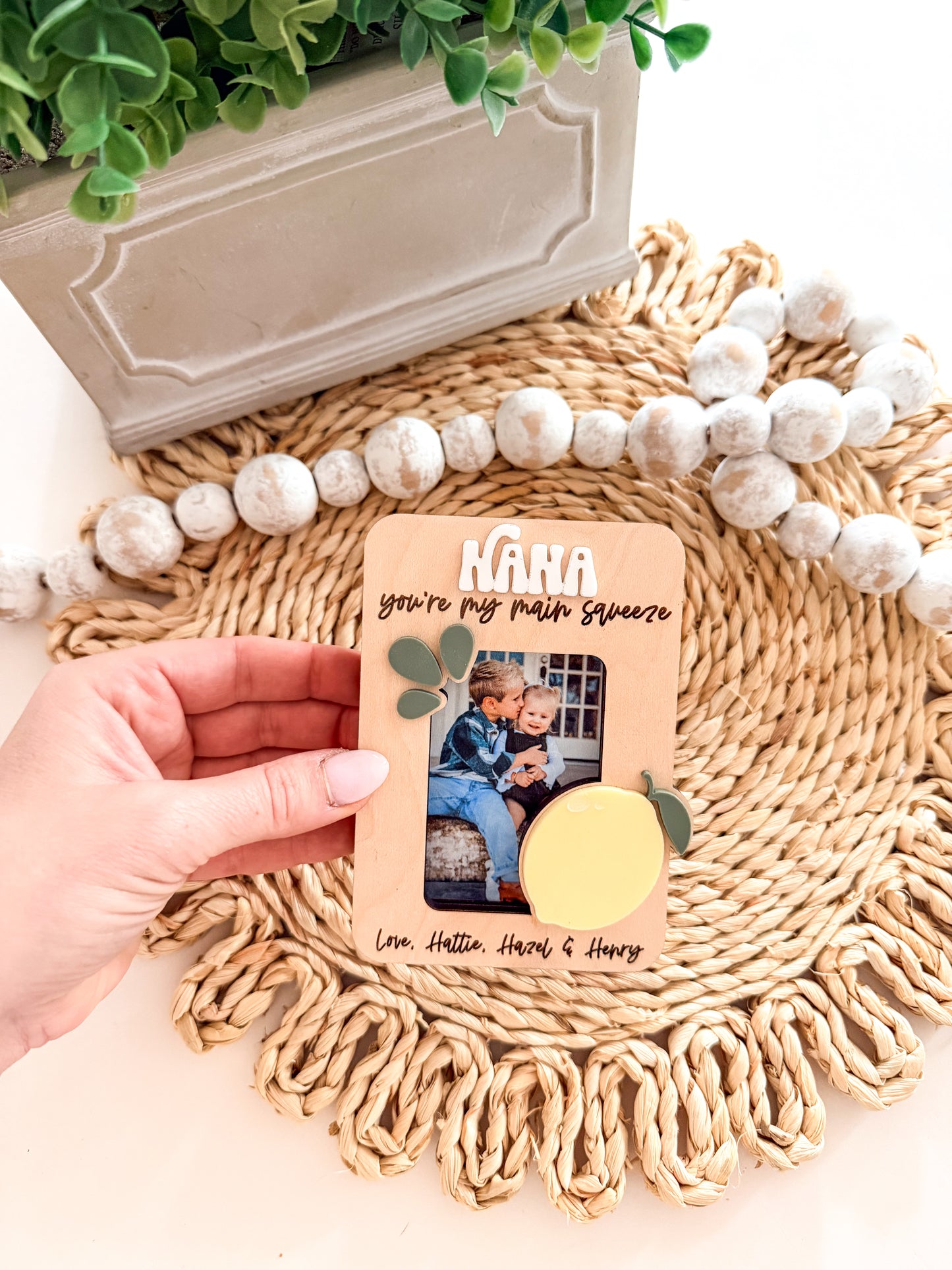 Main Squeeze Photo Frame