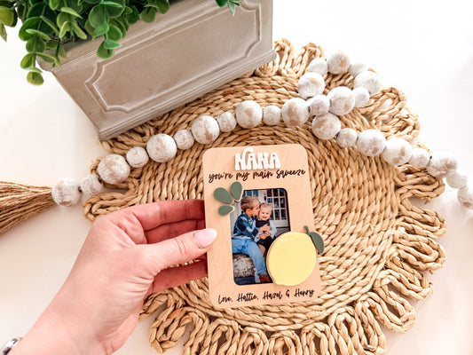 Main Squeeze Photo Frame