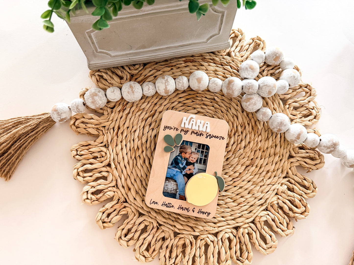 Main Squeeze Photo Frame