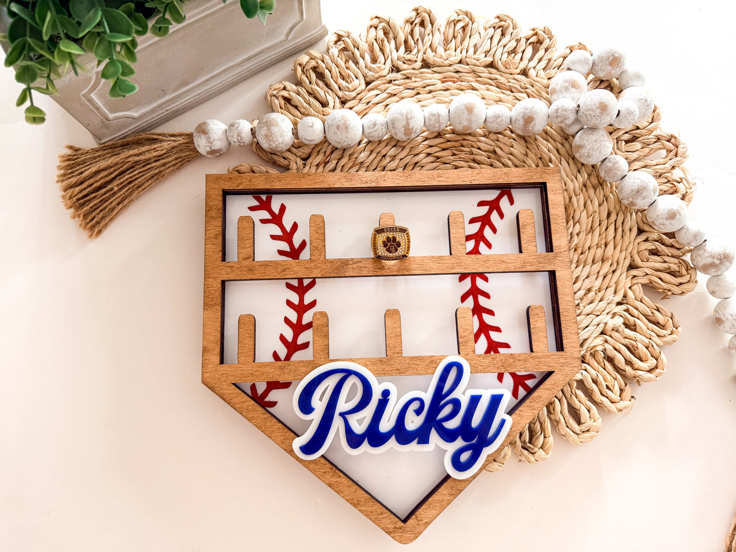 Custom Baseball Ring Holder