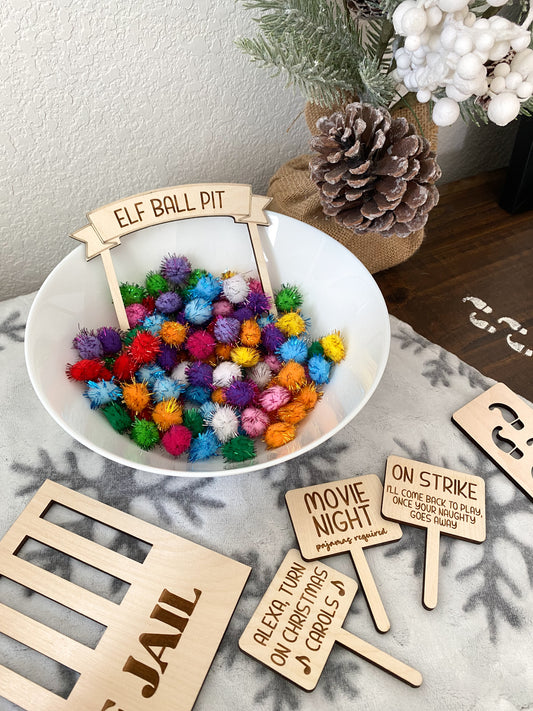 Elf Sign Props