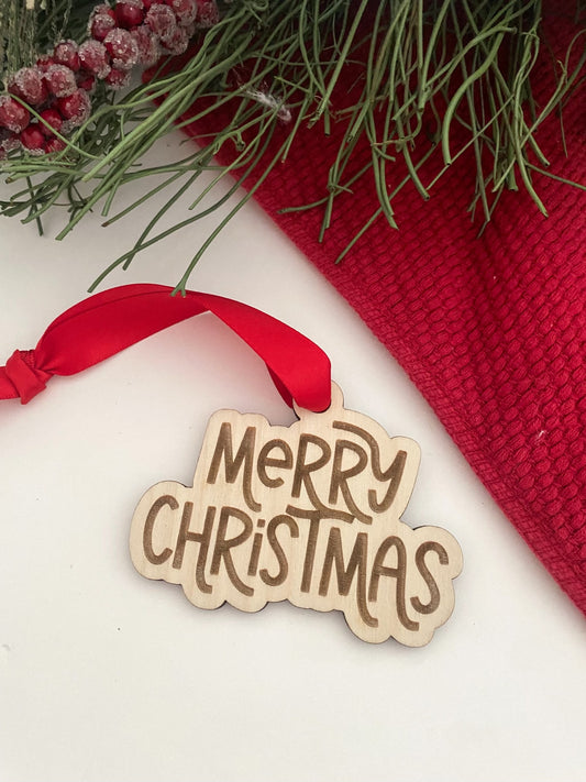 Merry Christmas Ornament