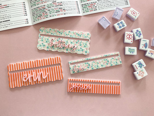 Striped and Floral Line Readers