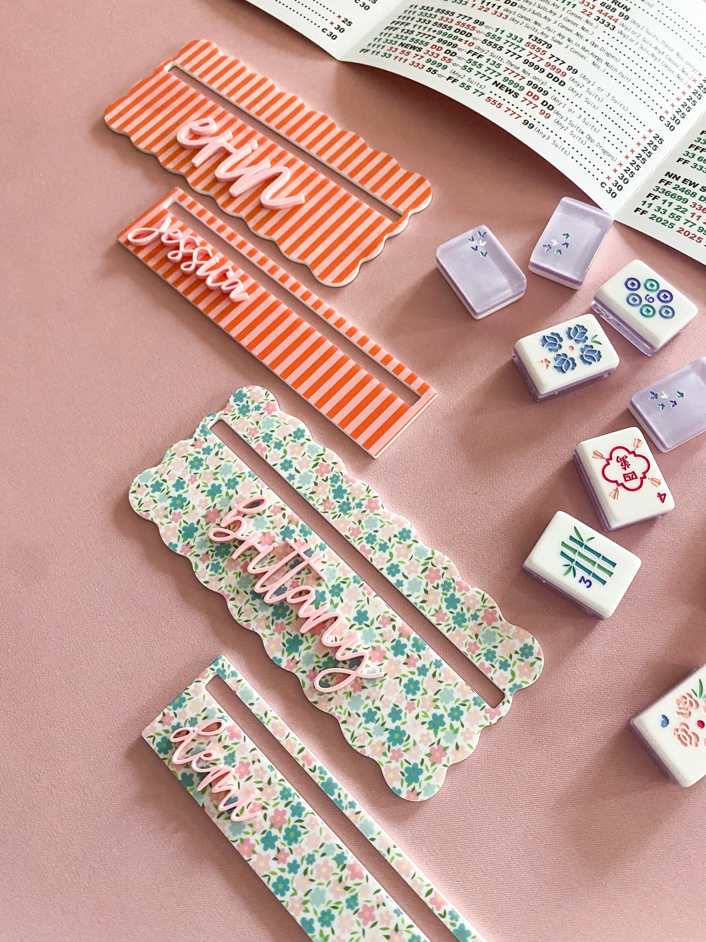 Striped and Floral Line Readers