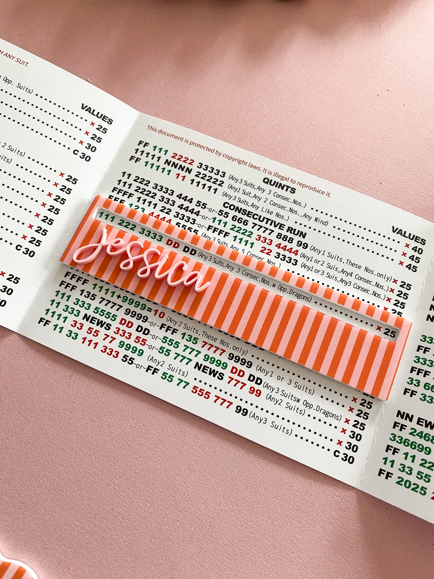 Striped and Floral Line Readers