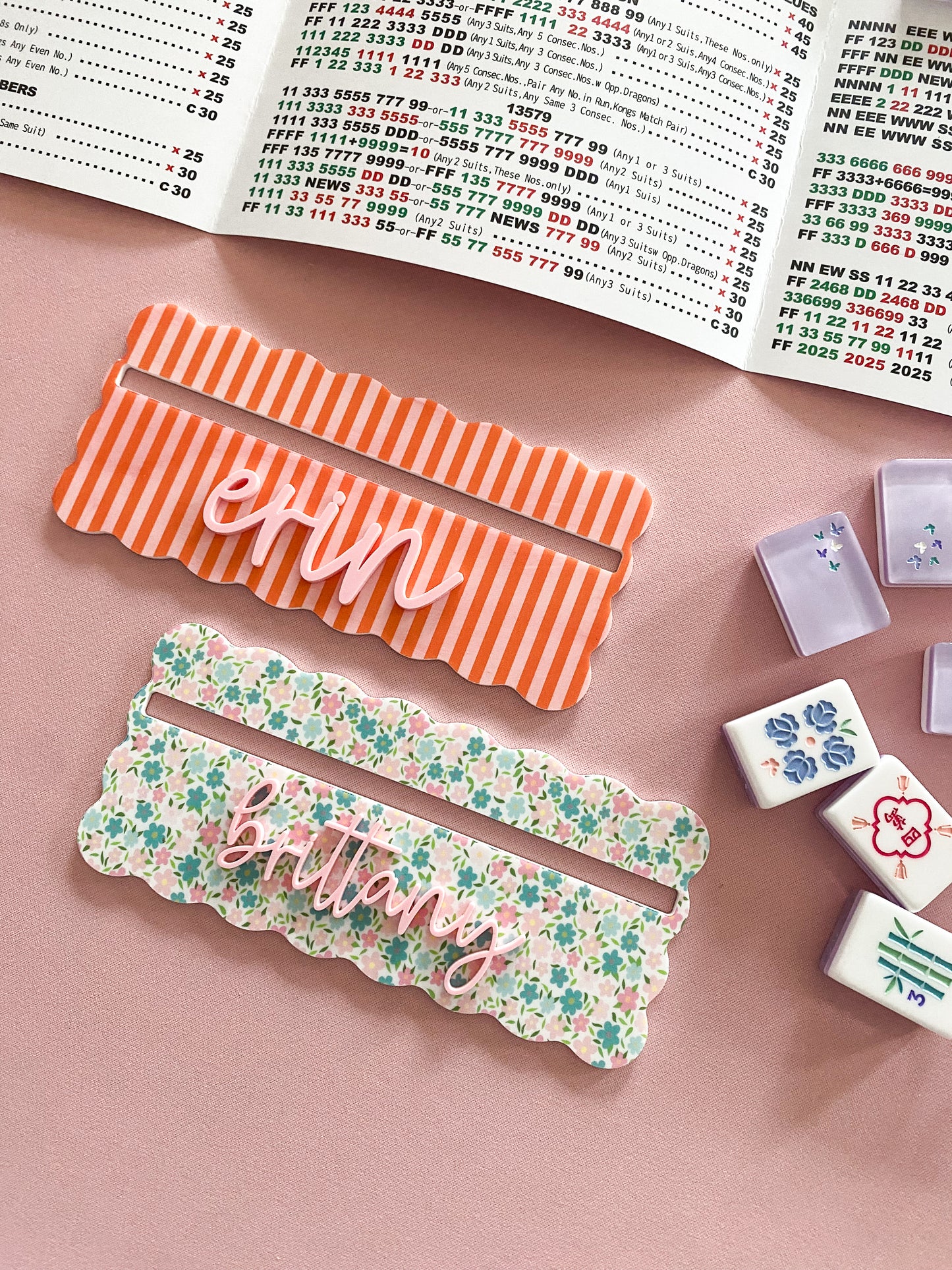 Striped and Floral Line Readers