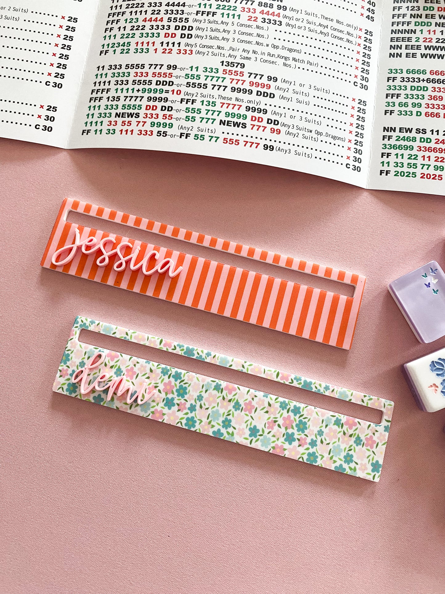 Striped and Floral Line Readers