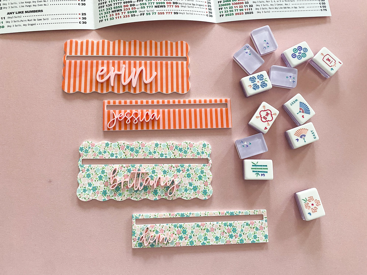 Striped and Floral Line Readers