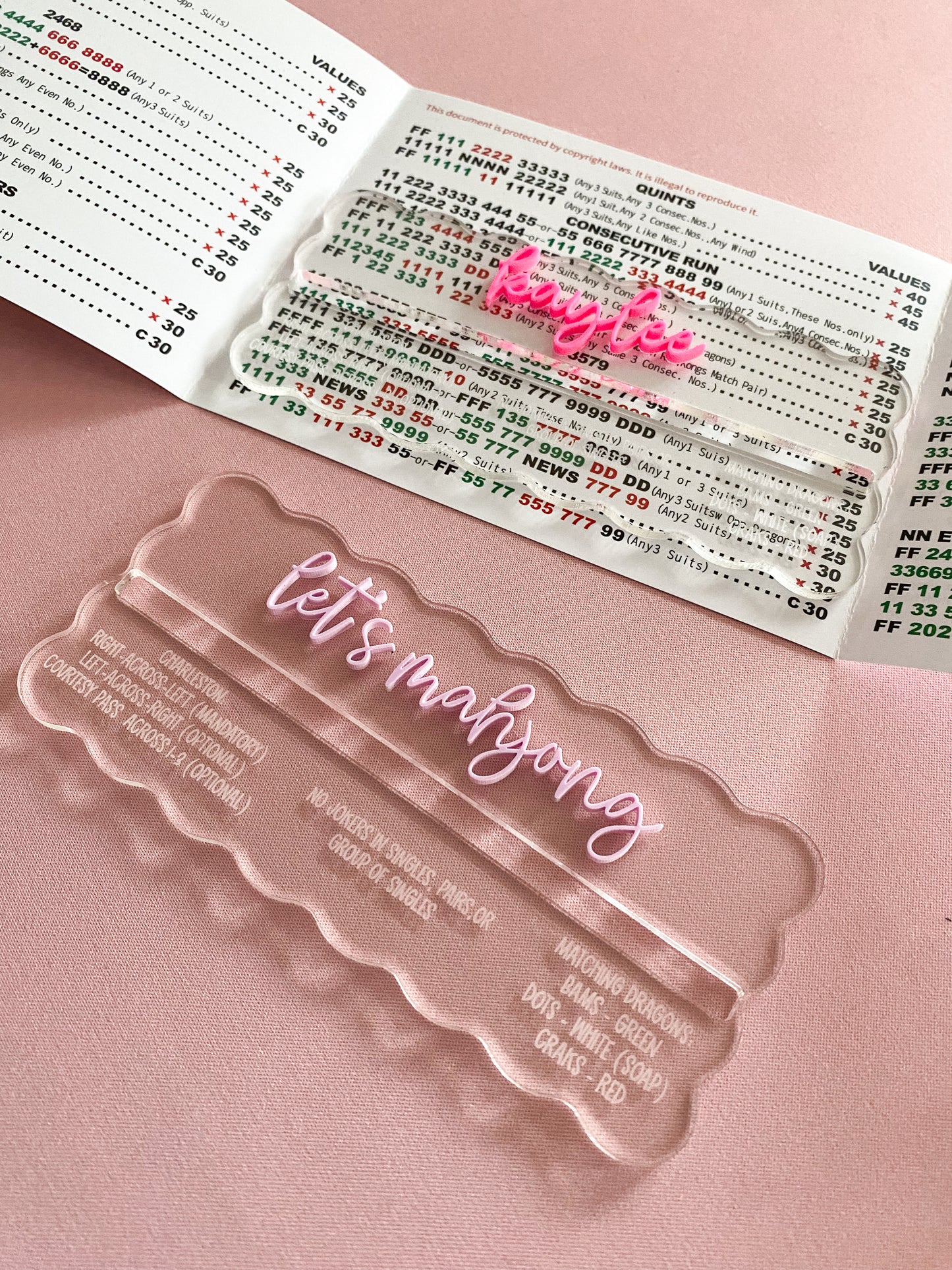 Personalized Mahjong Row Finder with Rules