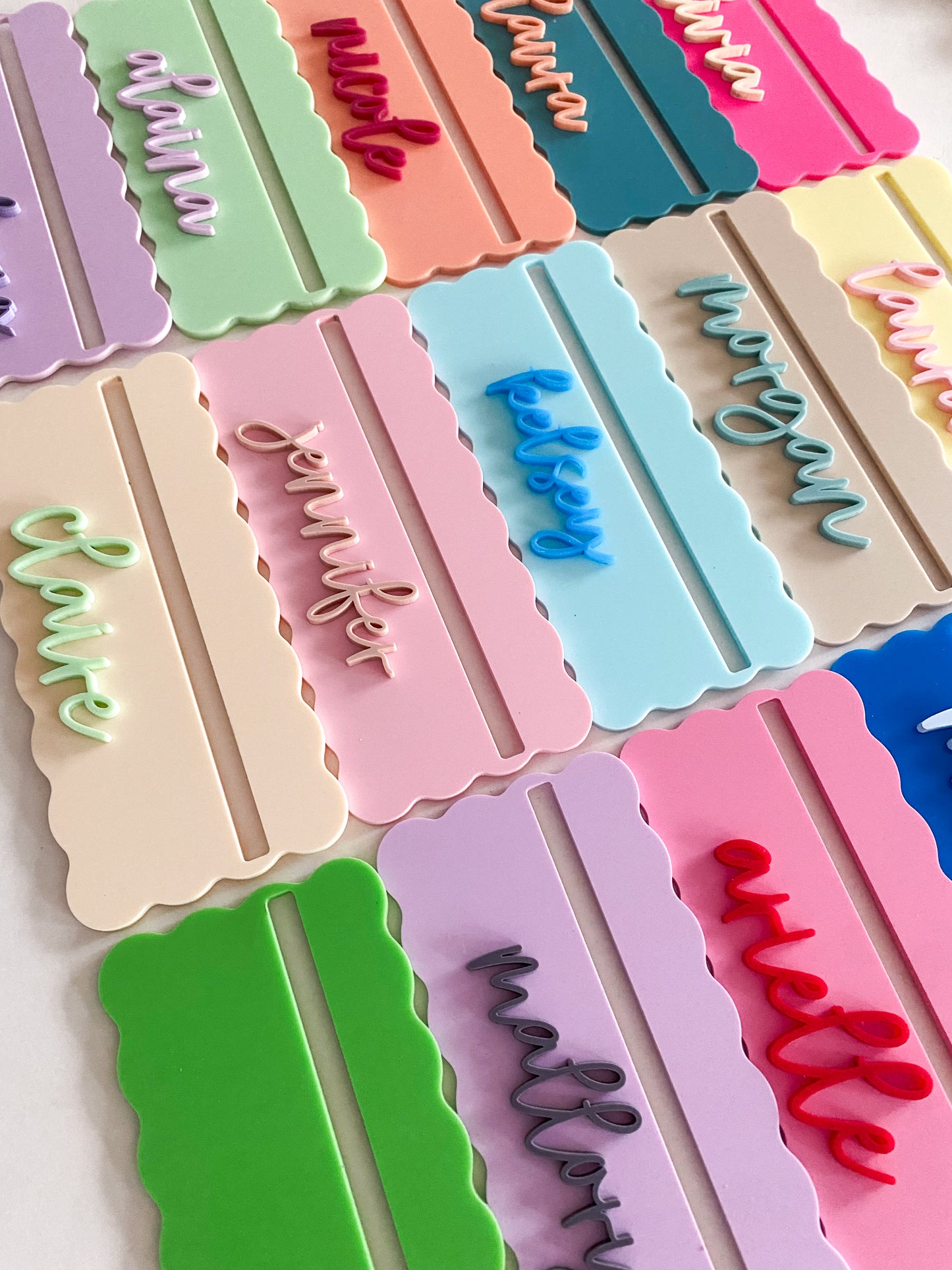 Scalloped Mahjong Line Reader