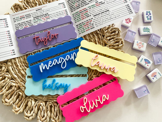 Scalloped Mahjong Line Reader