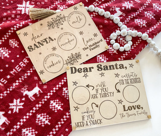 Dear Santa Cookie Tray