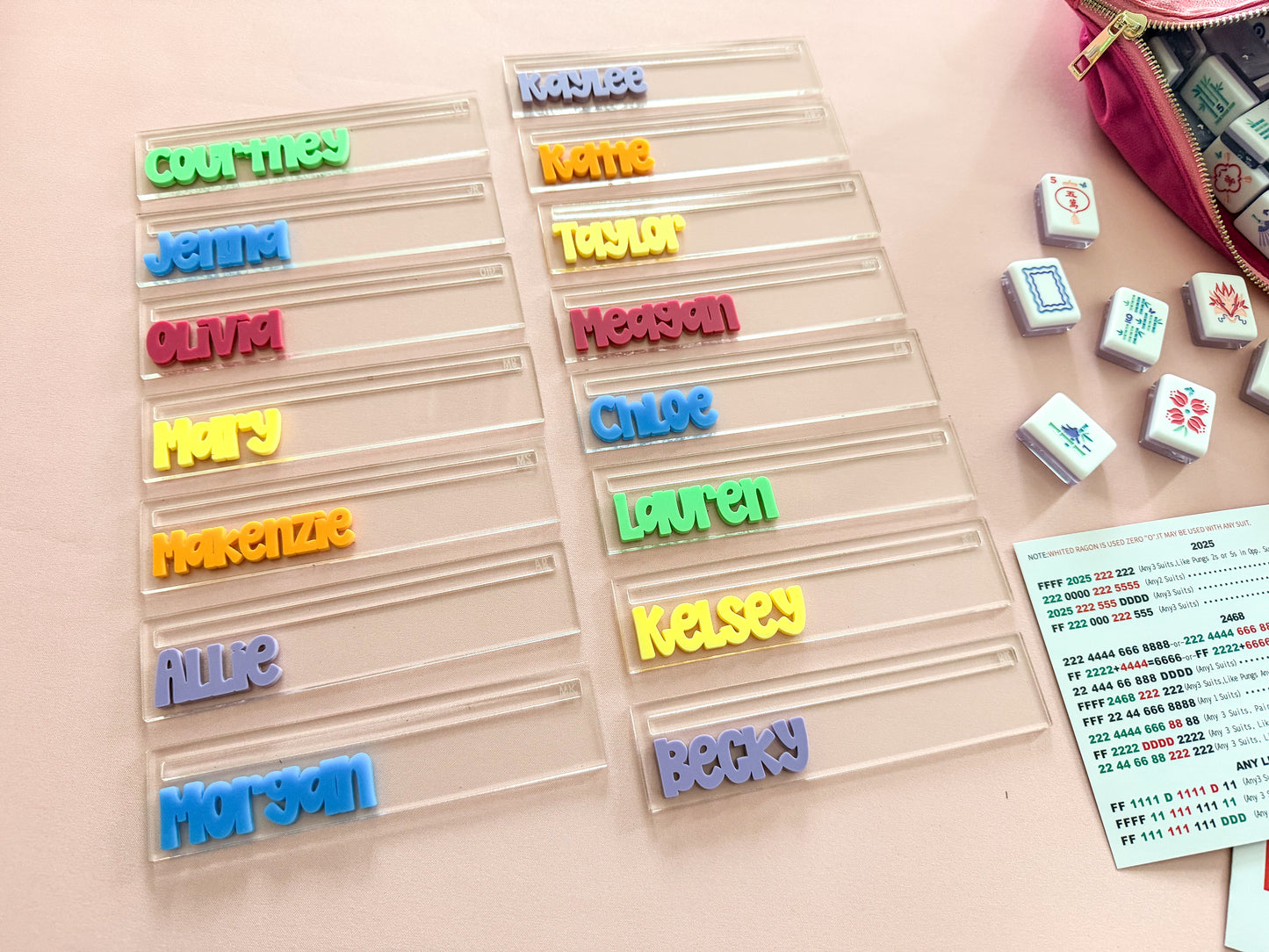 Clear Custom Mahjong Row Finder