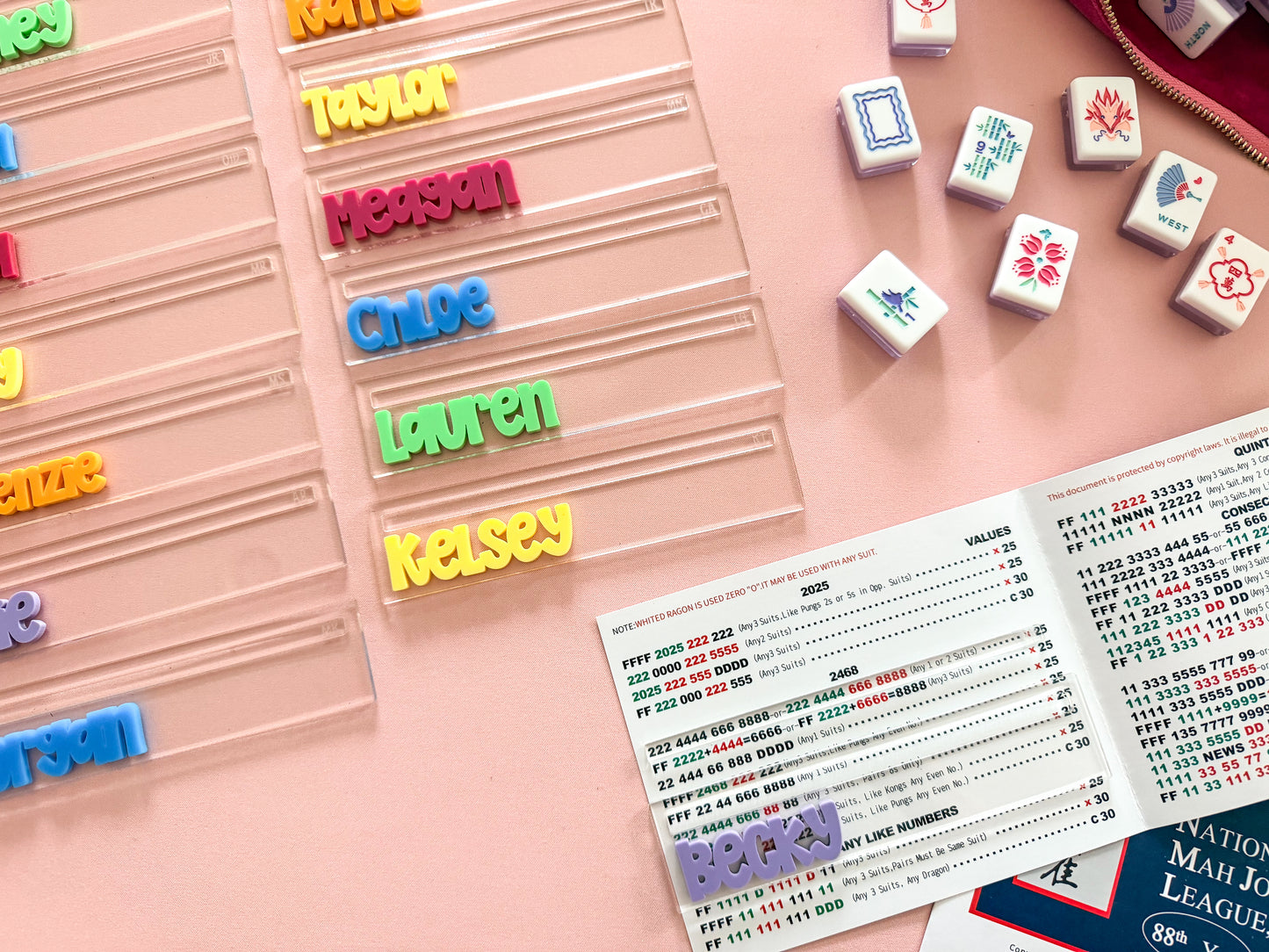 Clear Custom Mahjong Row Finder
