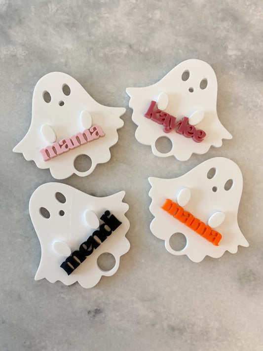 Stanley Personalized Ghost Name Tag 30oz or 40oz