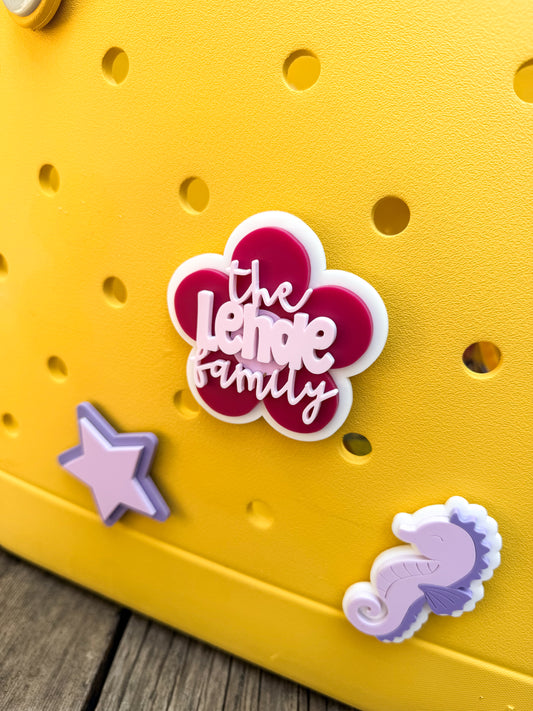 Bogg Bag Flower, Star and Ice Cream Charms