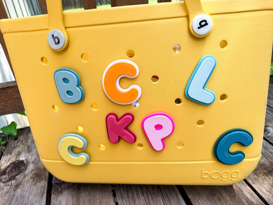 Initial Bogg Bag Charms