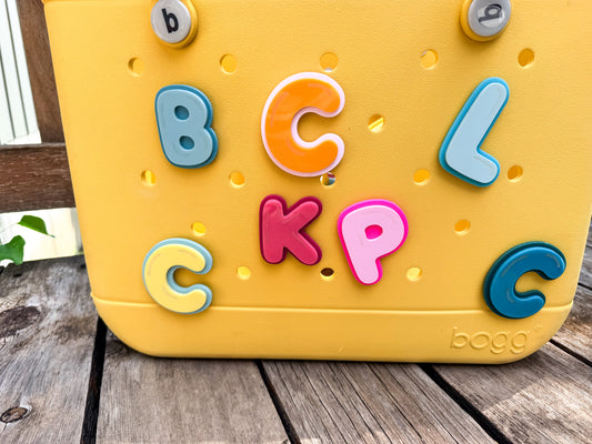 Initial Bogg Bag Charms