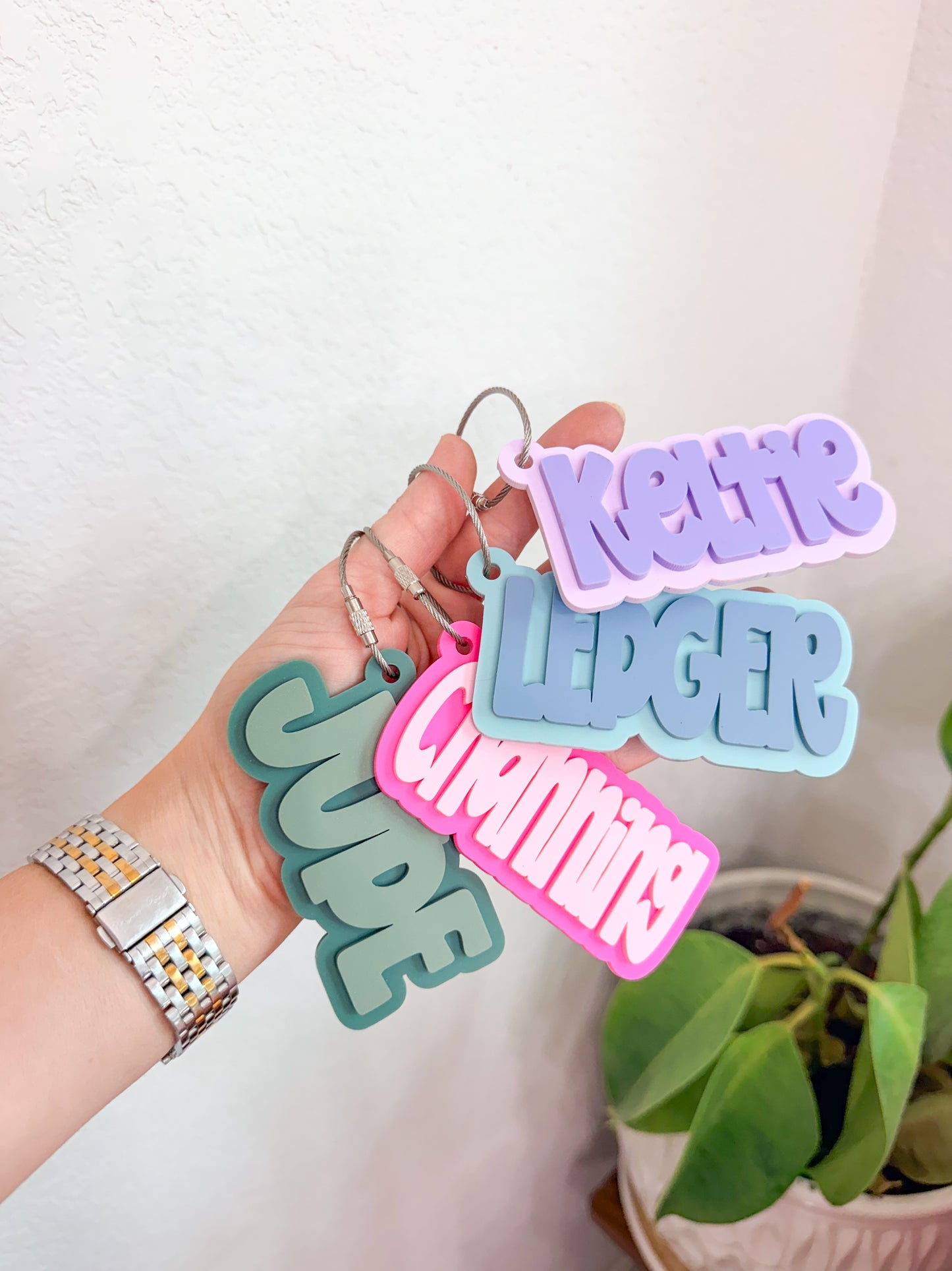 Acrylic Name Keychains
