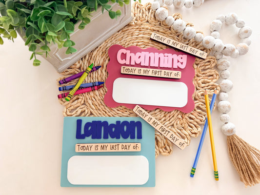 Acrylic Back to School Board