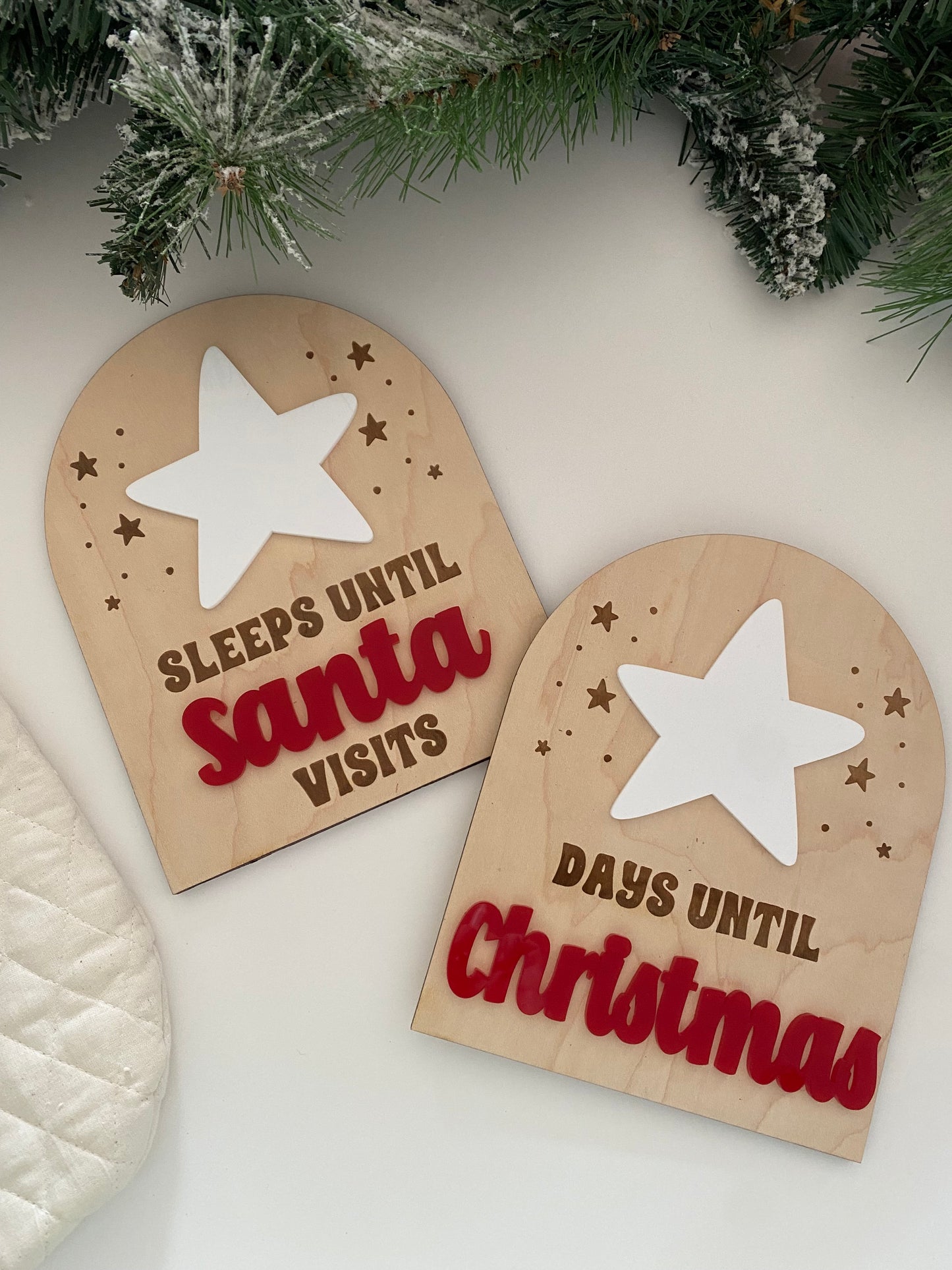 Christmas Countdown Sign