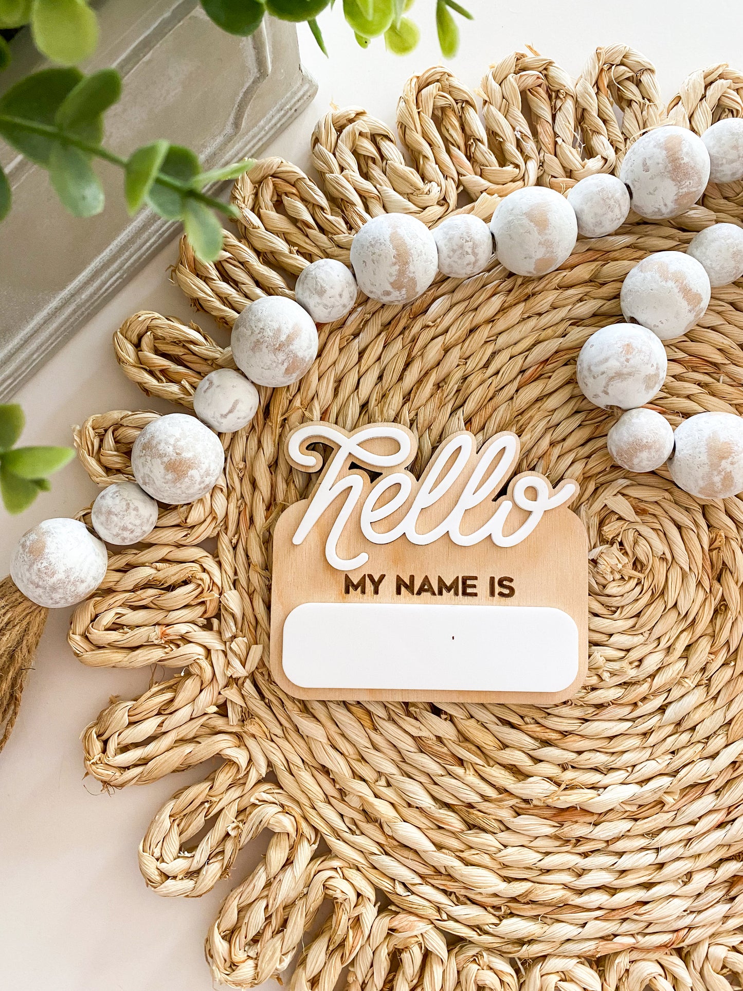 He's Here, She's Here Acrylic Baby Bundle