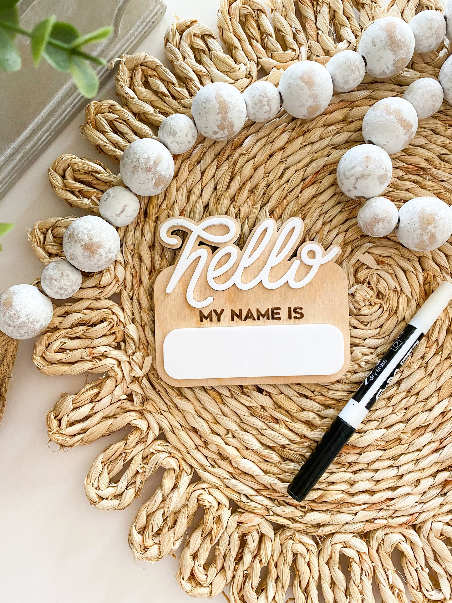 He's Here, She's Here Acrylic Baby Bundle