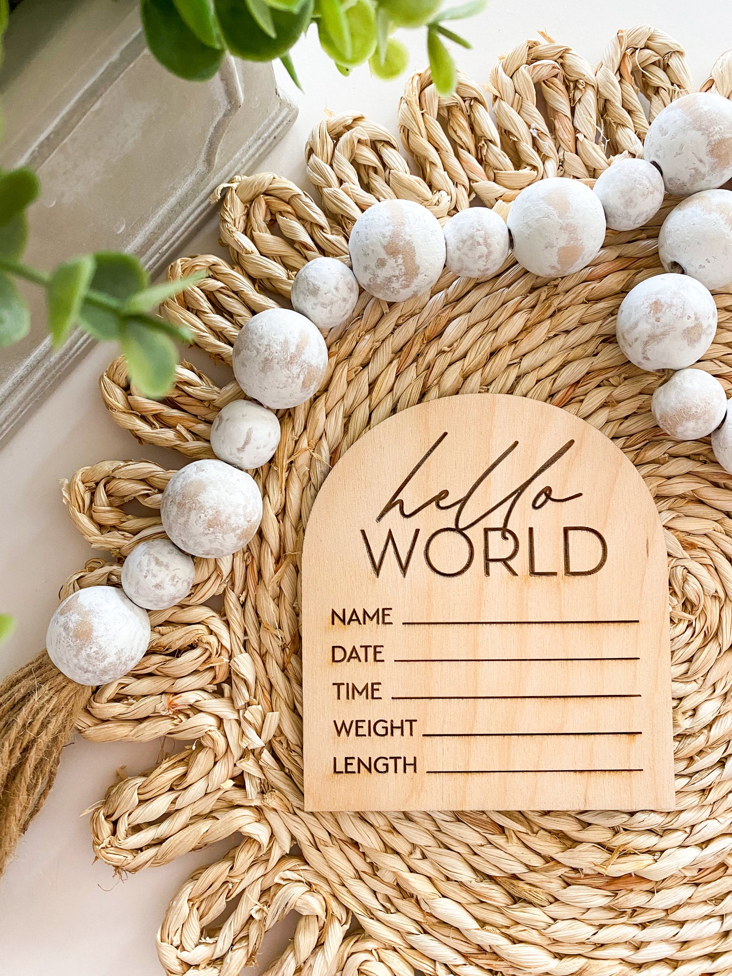 He's Here, She's Here Acrylic Baby Bundle