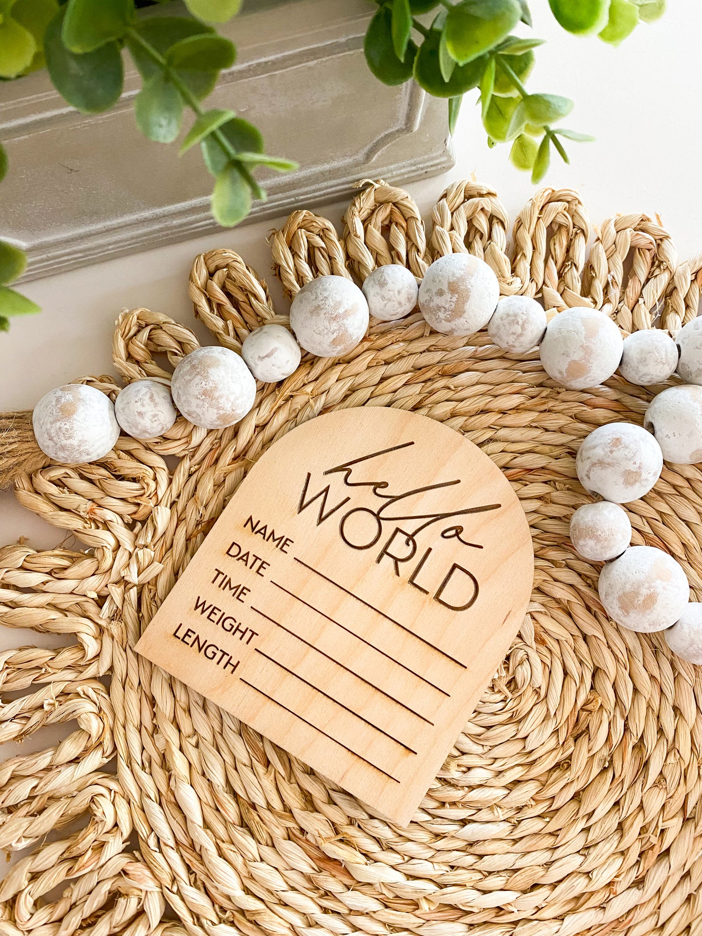 He's Here, She's Here Acrylic Baby Bundle