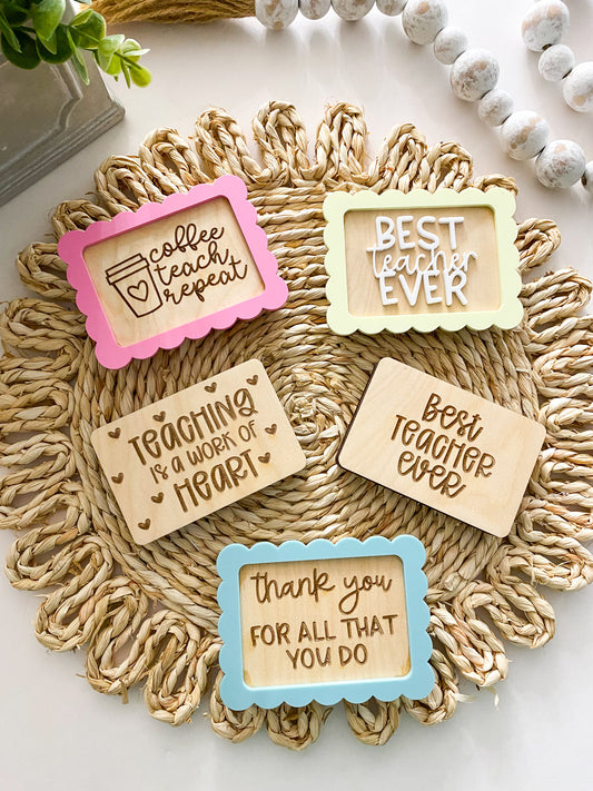 Teacher Gift Card Holders