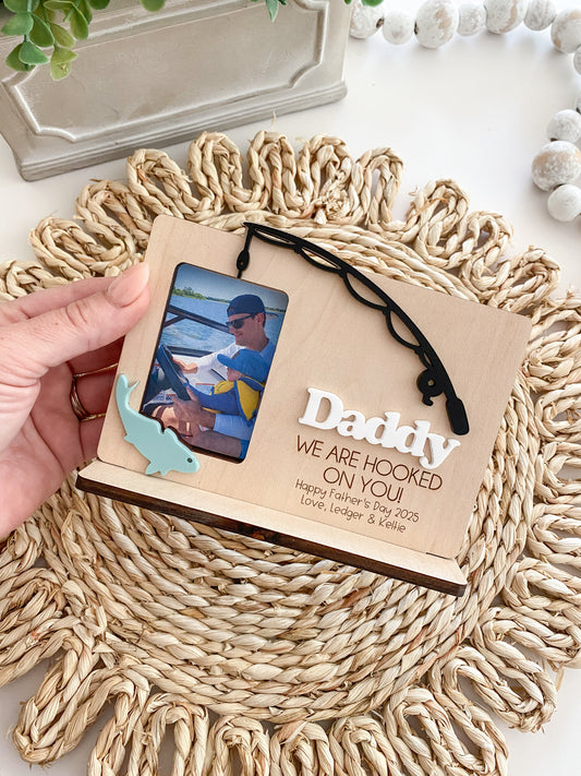 Father's Day Fishing Theme Photo Keepsake