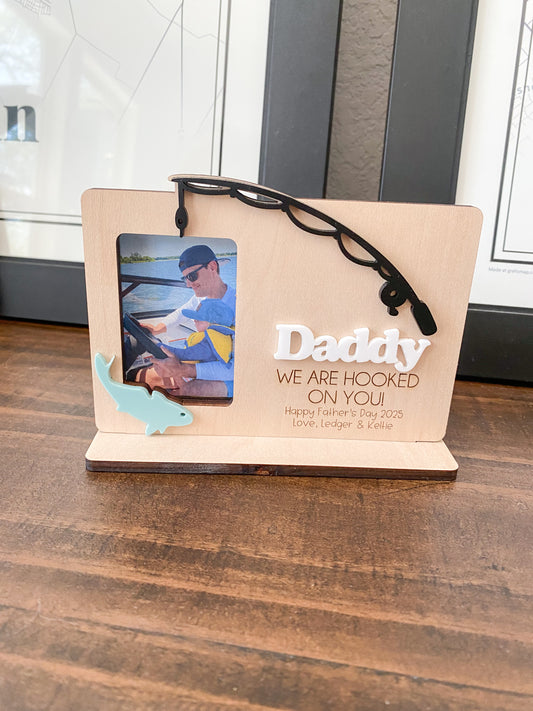 Father's Day Fishing Theme Photo Keepsake