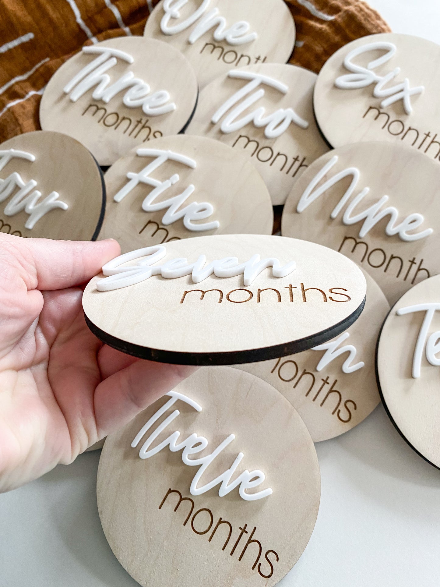 Baby Monthly Milestone Discs