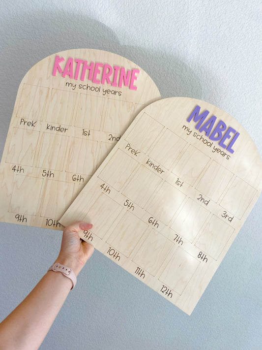 My School Years Photo Board