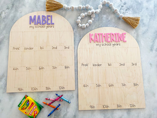 My School Years Photo Board